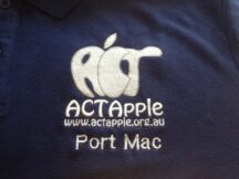 ACT Apple User Group shirt logo